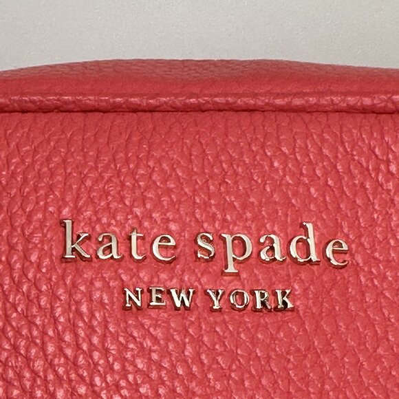 Kate Spade Astrid - Peach Melba Pink Leather Camera Bag Crossbody - Picture 3 of 11